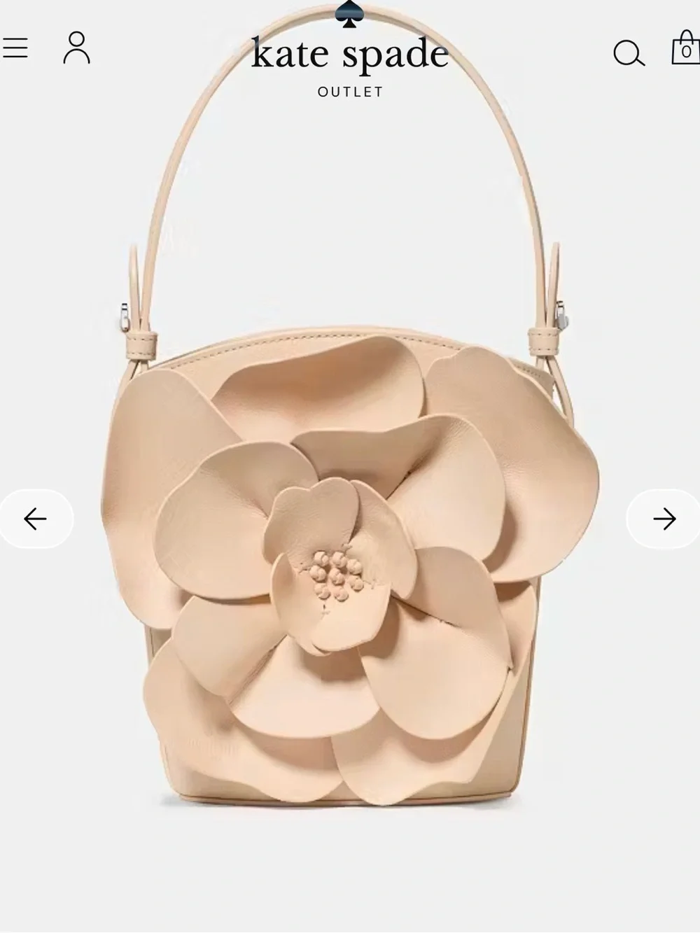 Kate Spade Flora Bucket Bag